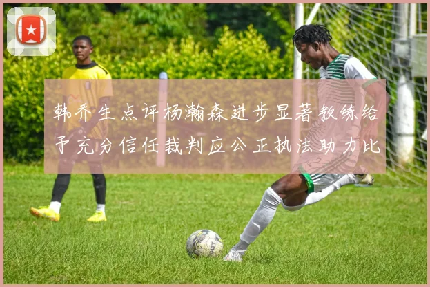 韩乔生点评杨瀚森进步显著教练给予充分信任裁判应公正执法助力比赛发展